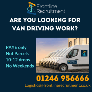 Looking for Driving Work call us on 01246 956666